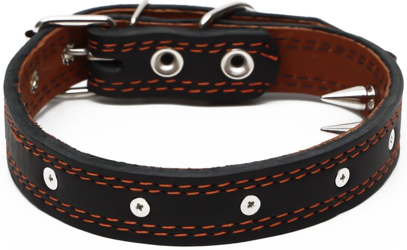 Ошейник кожаный 
