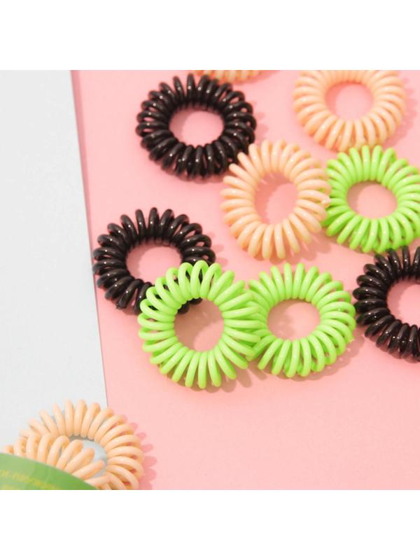 Набор резинок-пружинок для волос «Авокадо», 9 шт.