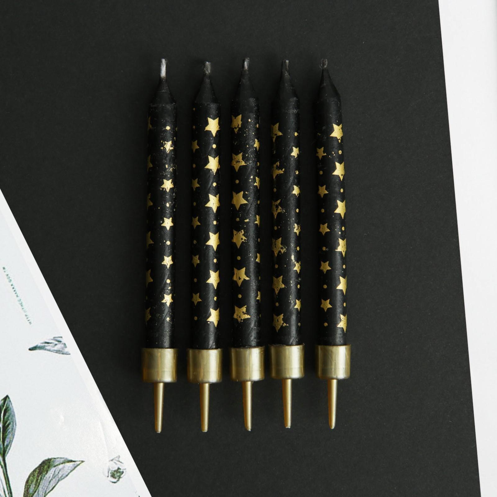 Свечи в торт Birthday party, 6 шт