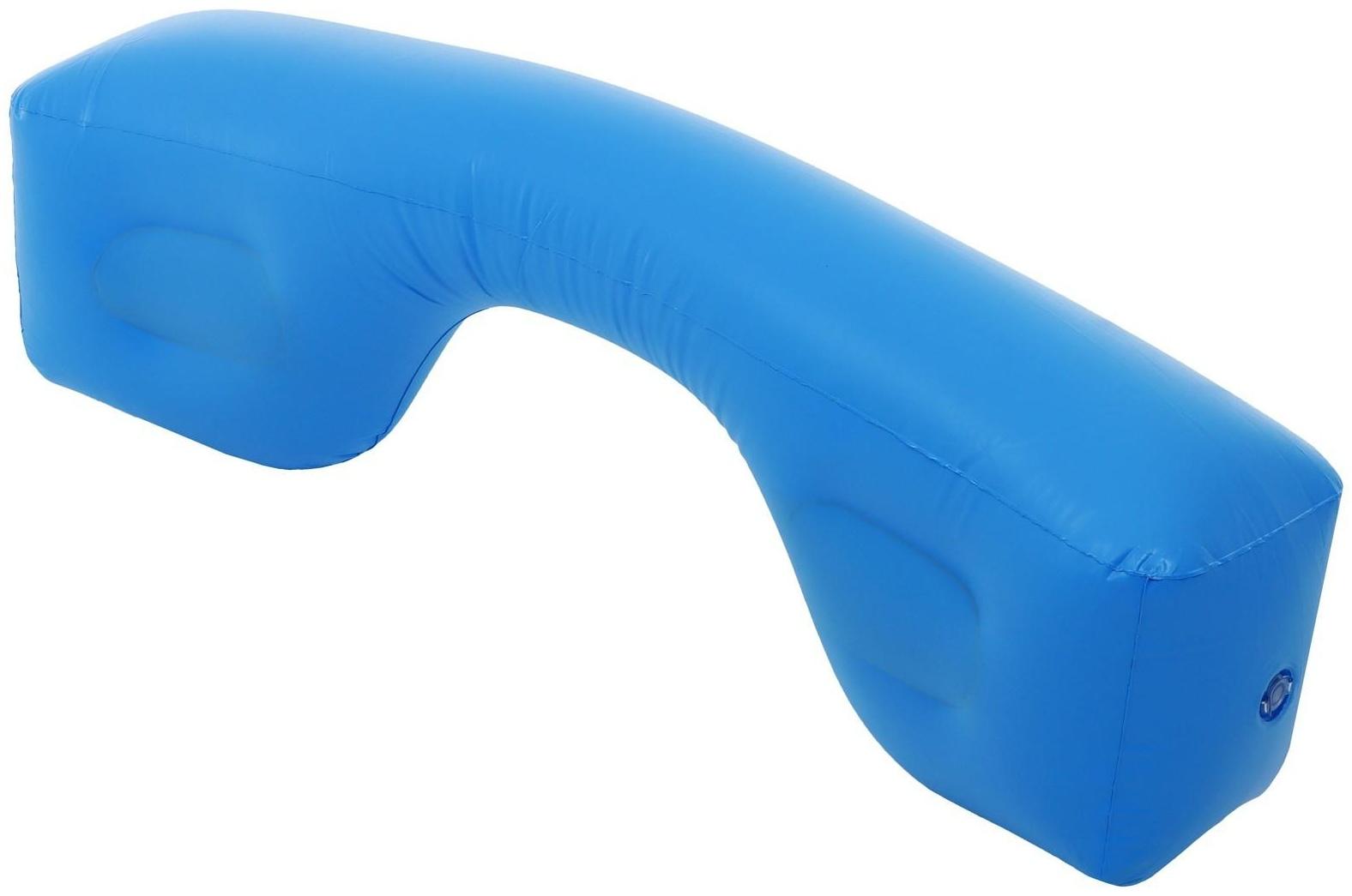 Матрас надувной в автомобиль 130 х 84 х 35 см, цвет синий