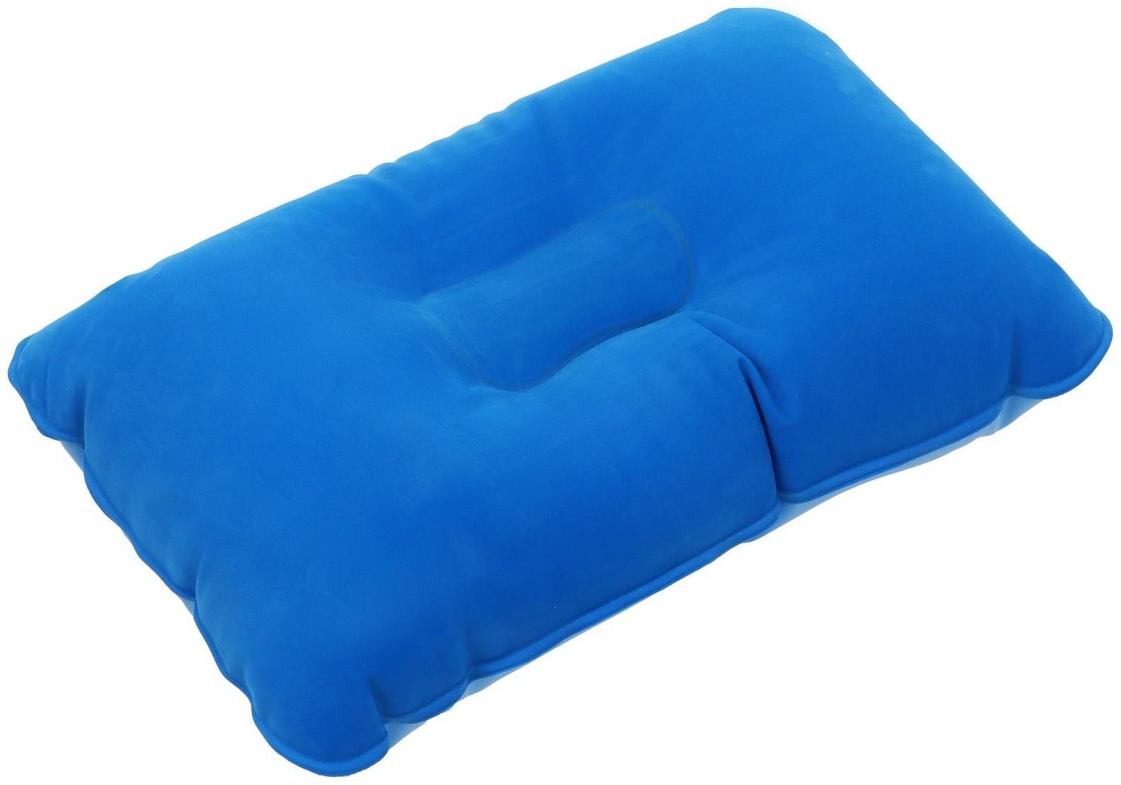 Матрас надувной в автомобиль 130 х 84 х 35 см, цвет синий