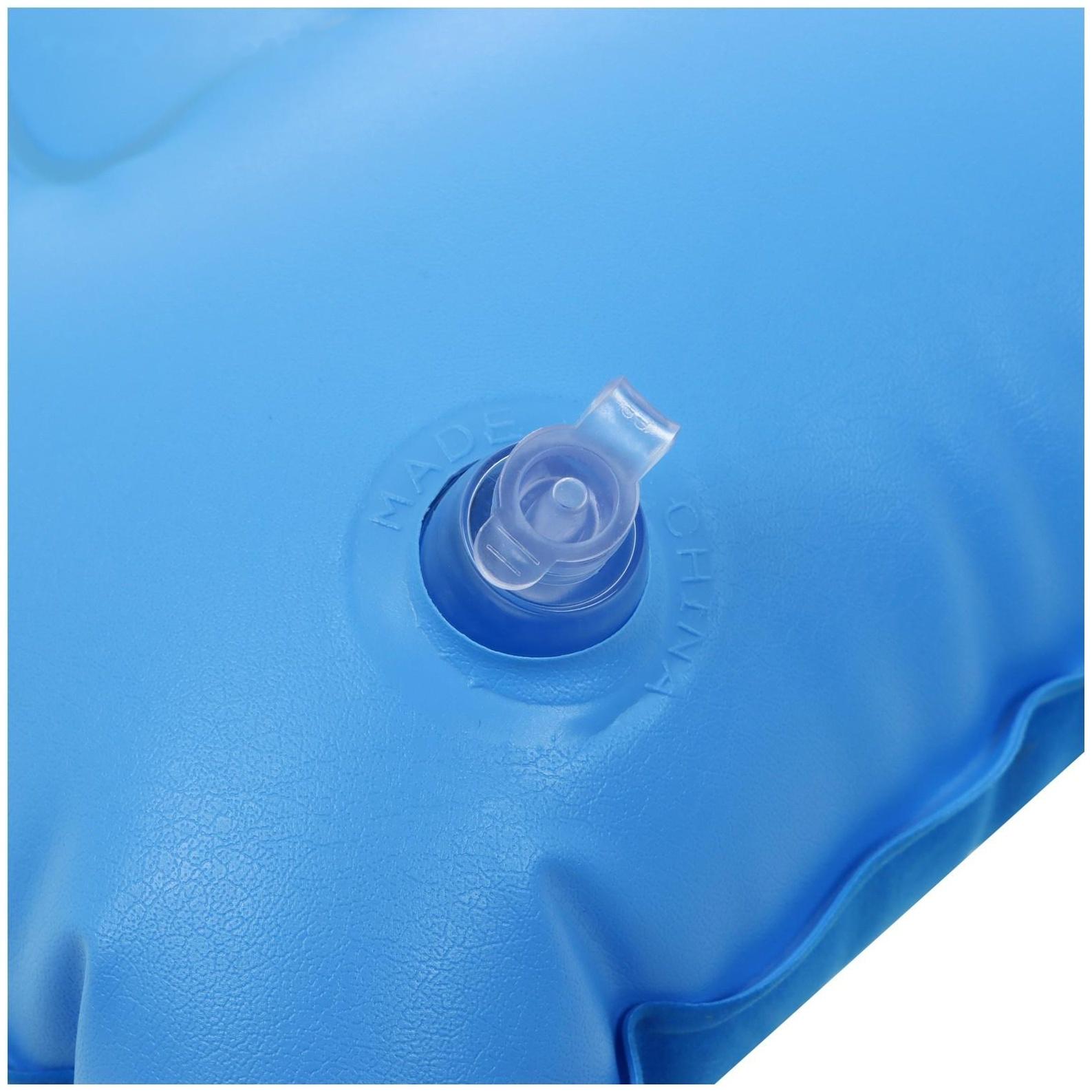 Матрас надувной в автомобиль 130 х 84 х 35 см, цвет синий