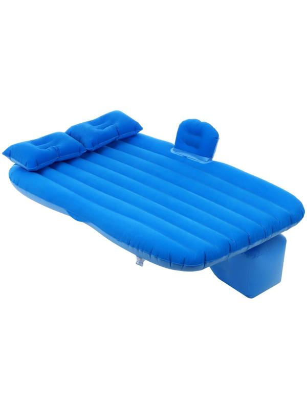 Матрас надувной в автомобиль 130 х 84 х 35 см, цвет синий