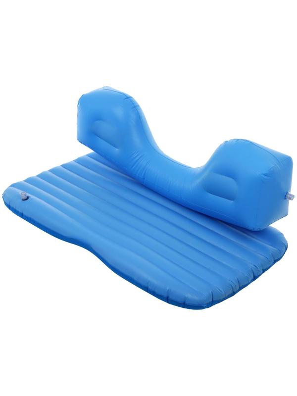 Матрас надувной в автомобиль 130 х 84 х 35 см, цвет синий