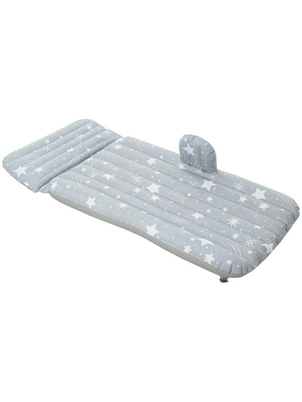 Матрас надувной в автомобиль 130 х 75 х 38 см, цвет серый