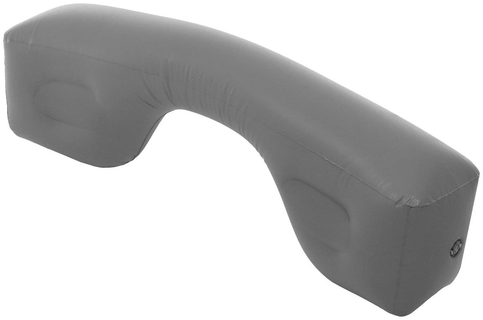 Матрас надувной в автомобиль 130 х 68 х 38 см, цвет серый