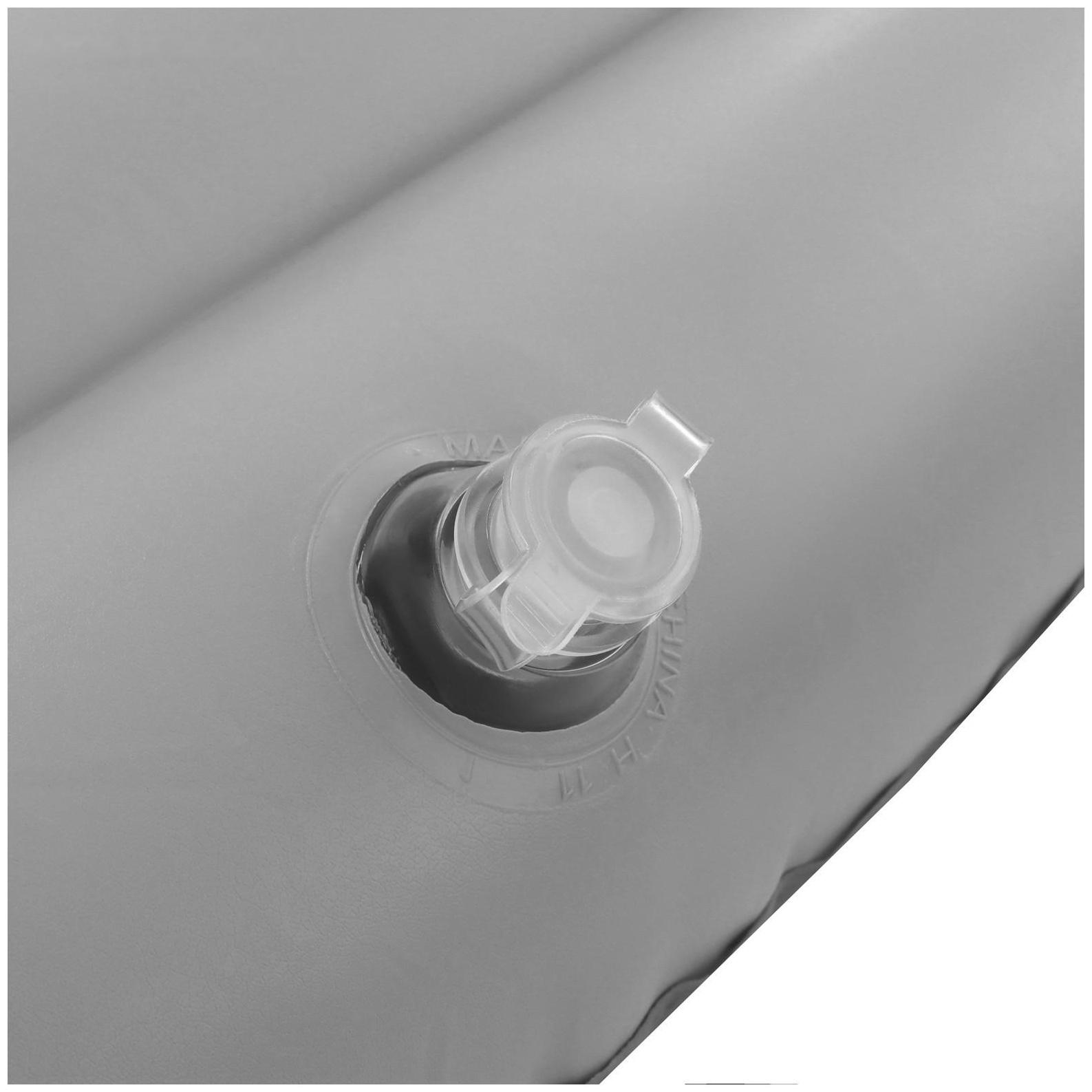 Матрас надувной в автомобиль 130 х 68 х 38 см, цвет серый