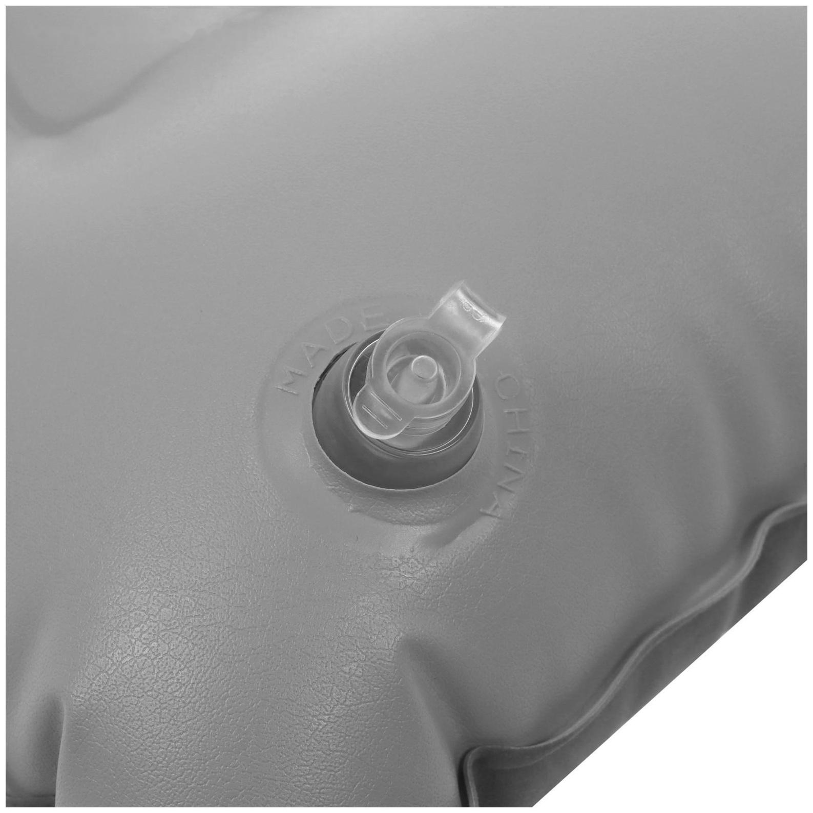 Матрас надувной в автомобиль 130 х 68 х 38 см, цвет серый