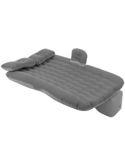 Матрас надувной в автомобиль 130 х 68 х 38 см, цвет серый