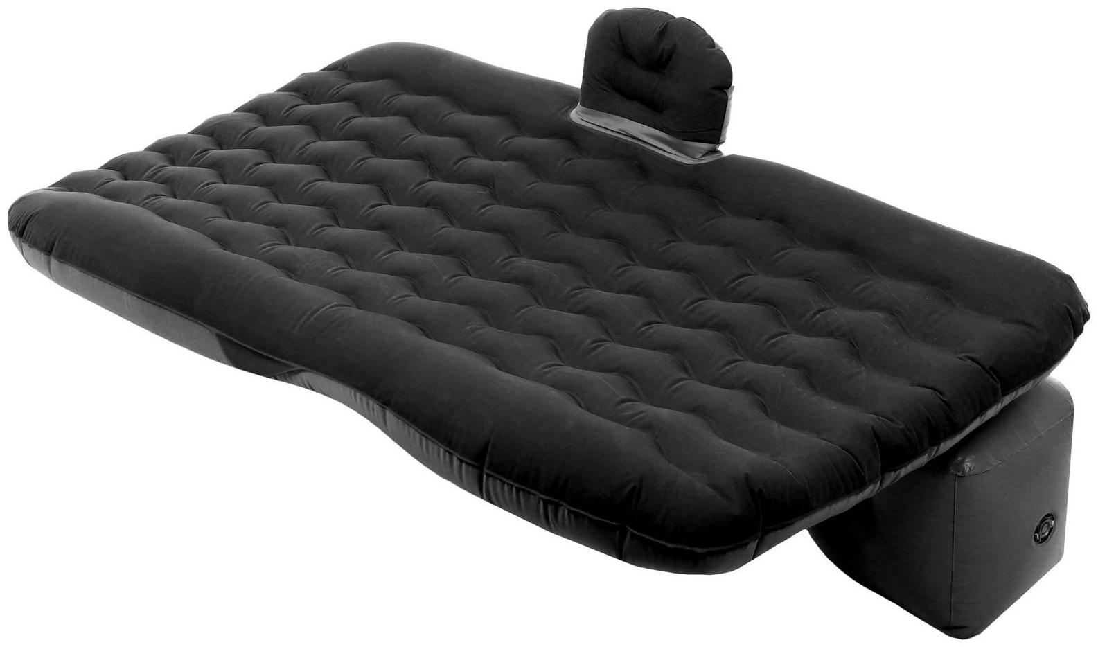 Матрас надувной в автомобиль 130 х 68 х 38 см, цвет черный