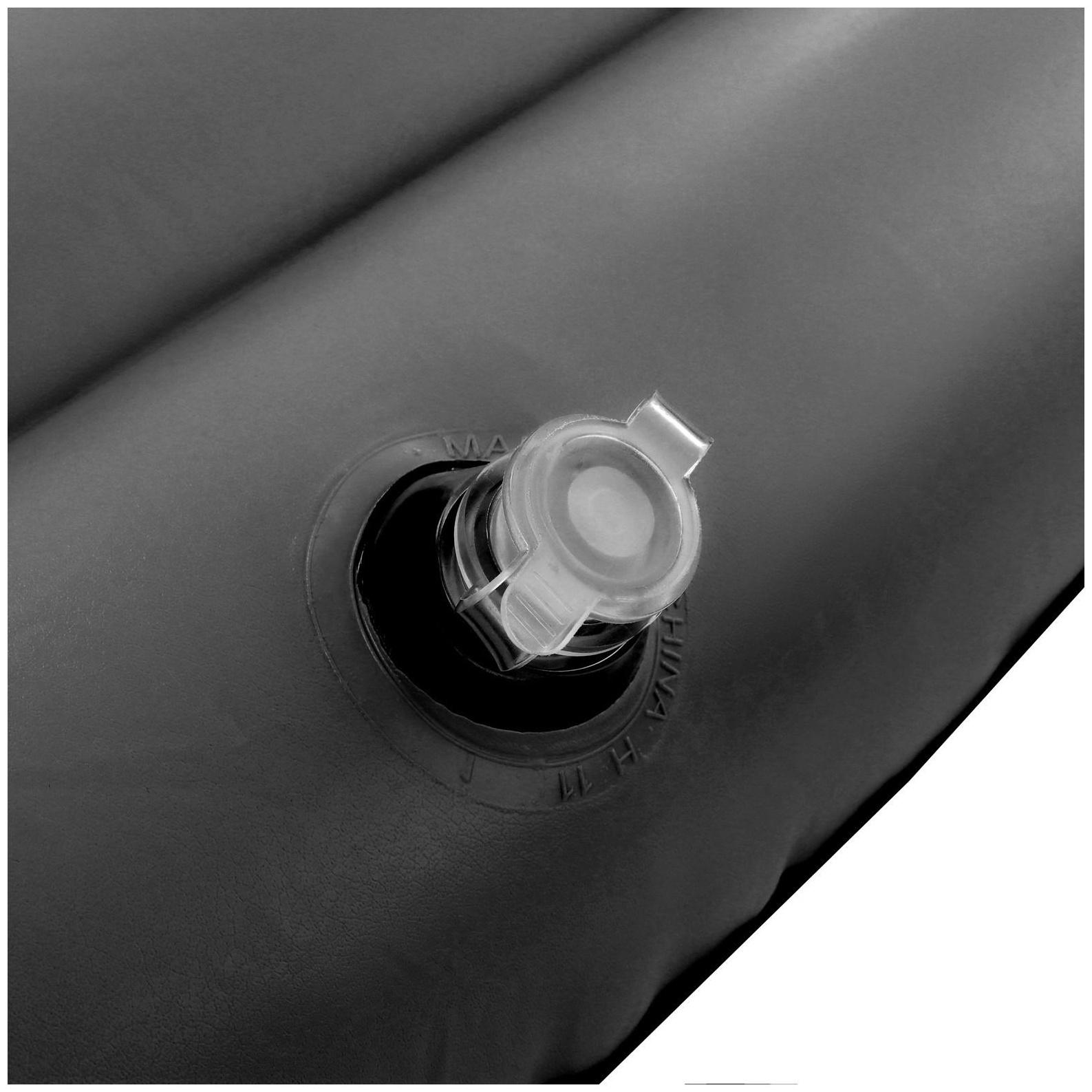 Матрас надувной в автомобиль 130 х 68 х 38 см, цвет черный