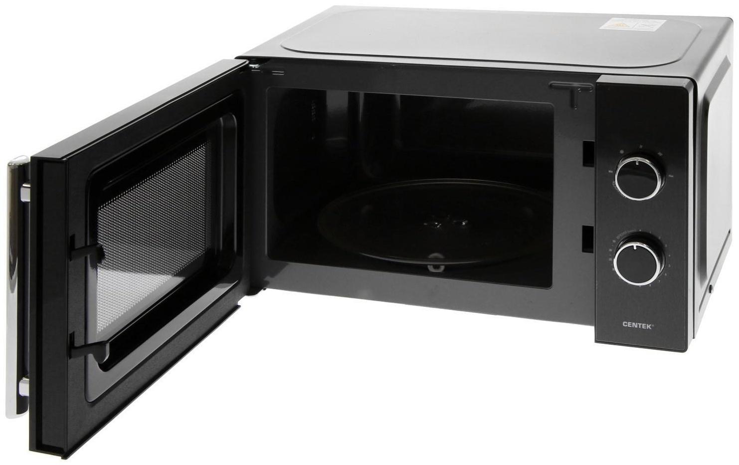 Микроволновая печь Centek CT-1560, 700 Вт, 20 л, 5 режимов, черная