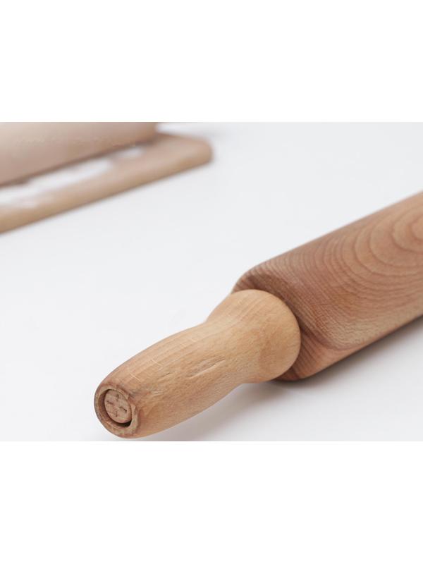 Скалка Adelica «Для Профи», с вращающейся ручкой, 60×6 см, бук