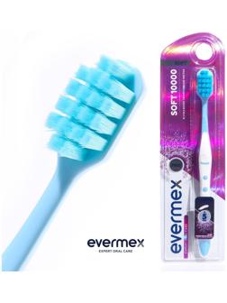 Зубная щётка Evermex мягкая, микс