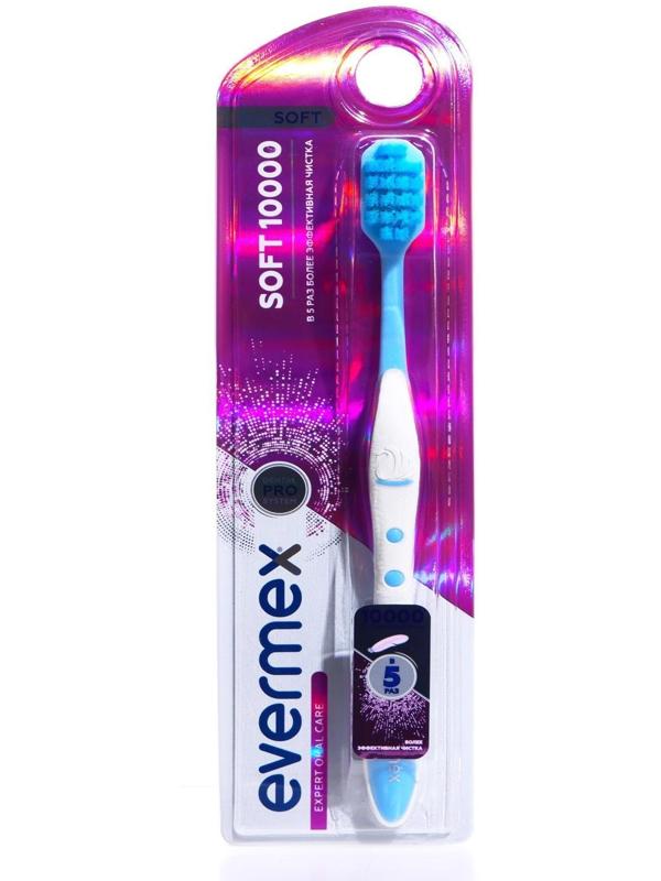 Зубная щётка Evermex мягкая, микс