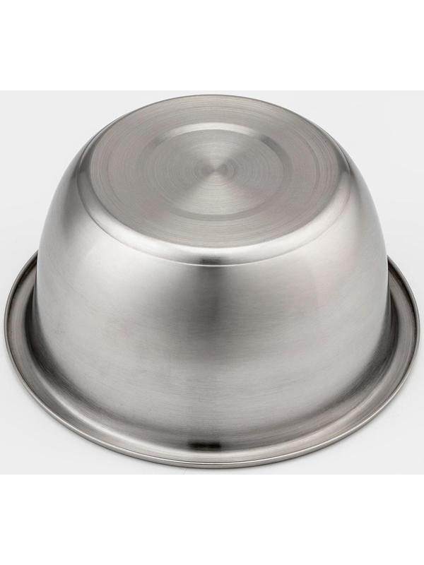 Миска из нержавеющей стали «Проф», 1,8 л, 20×9,5 см, матовая, толщина стали 0,6 мм