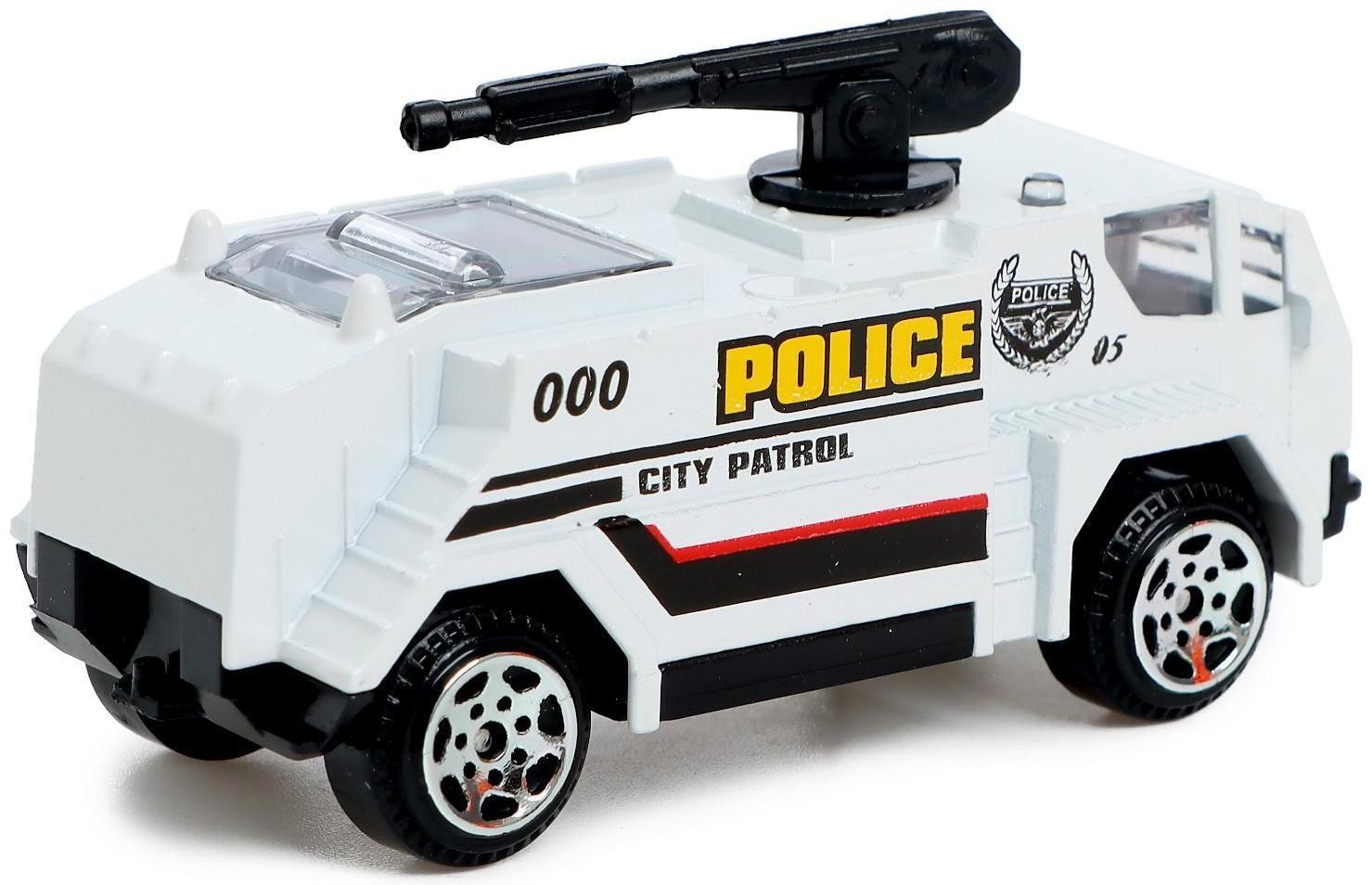 Машина металлическая «Полиция», масштаб 1:64, МИКС
