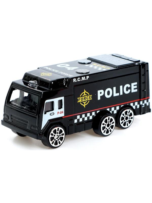 Машина металлическая «Полиция», масштаб 1:64, МИКС