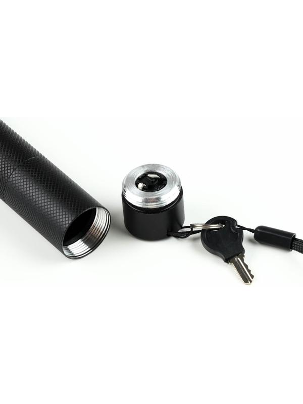 Лазерная указка аккумуляторная, 1200 мАч, 532 нм, луч 2 км, зеленый луч, 16.6 х 2.1 см