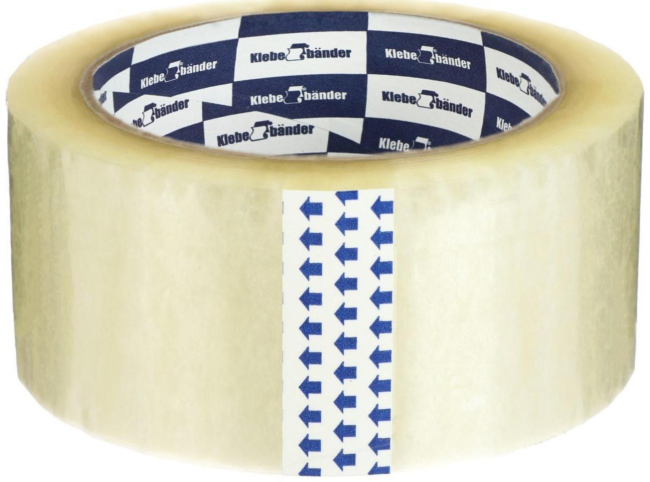 Упаковочная лента Klebebänder, 50мм*100м, 40мкм, прозрачная