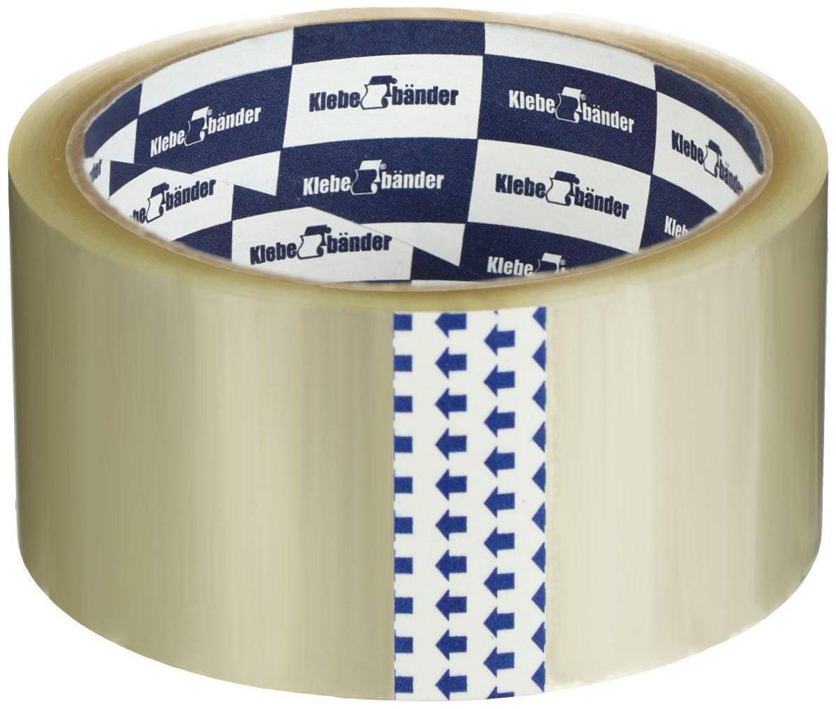 Упаковочная лента Klebebänder, 50мм*50м,  прозрачная