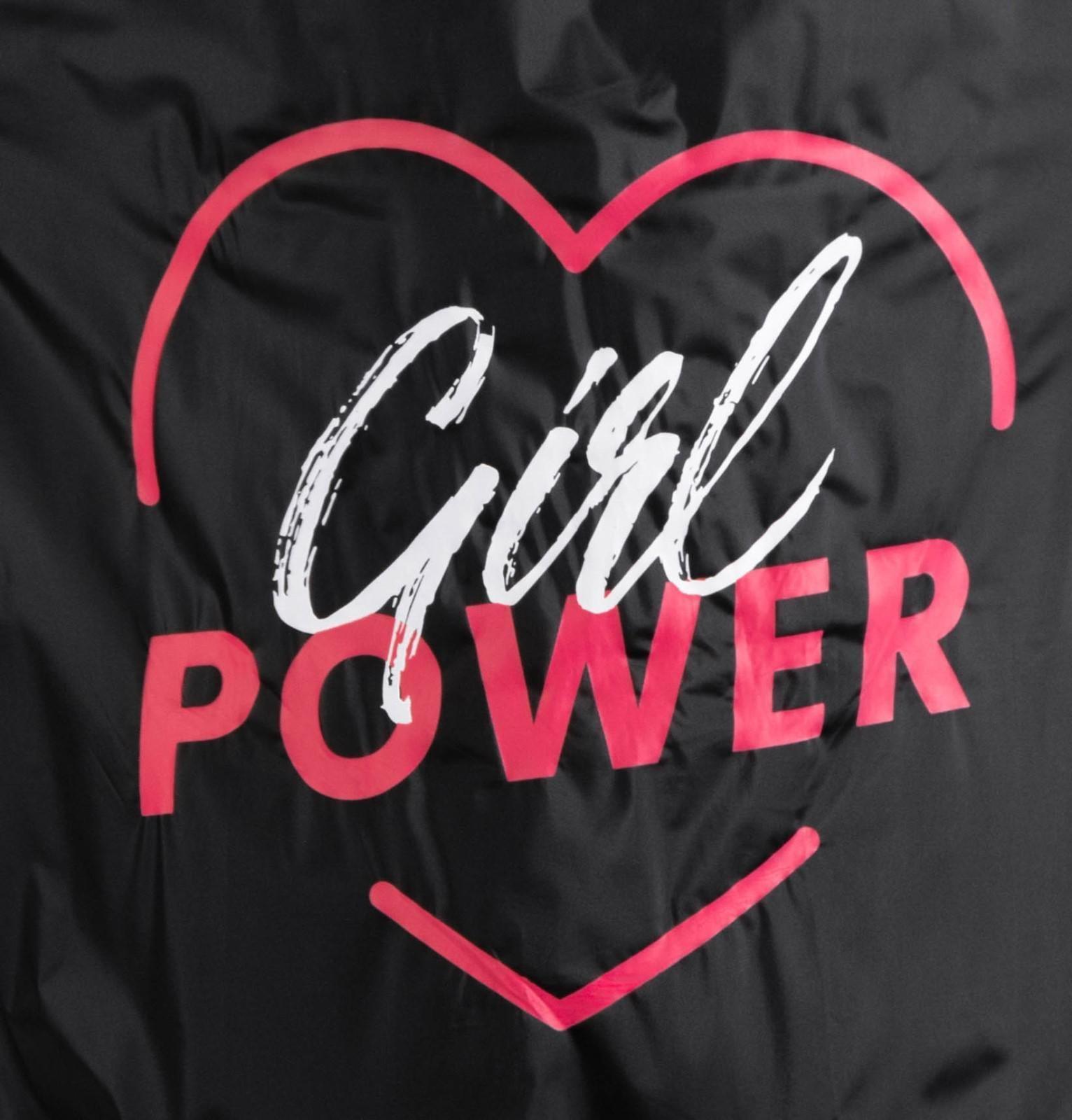 Дождевик-плащ Girl power, размер 42-48, 60 х 110 см, цвет чёрный