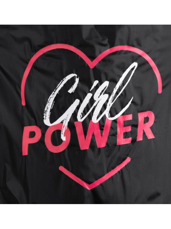 Дождевик-плащ Girl power, размер 42-48, 60 х 110 см, цвет чёрный