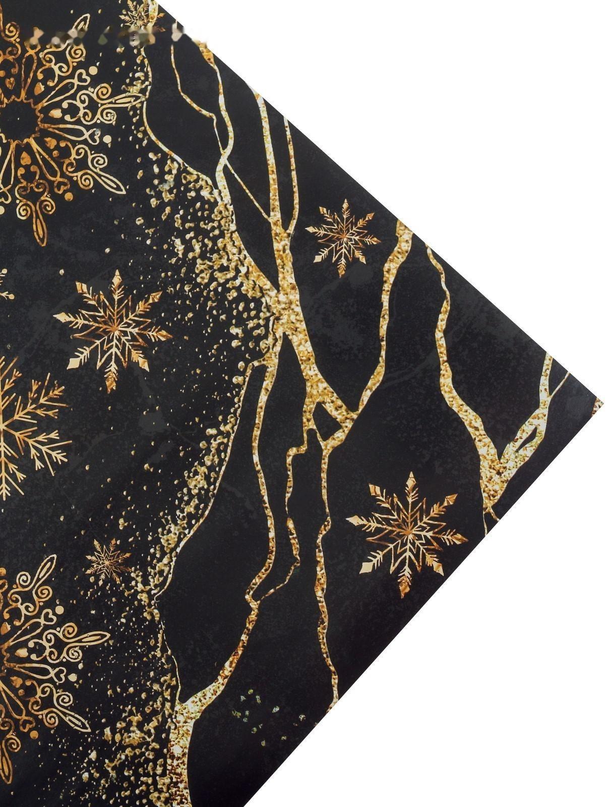 Бумага упаковочная глянцевая «Happy holidays», 50 х 70 см / 10 шт.