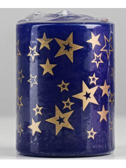 Свеча - цилиндр с узорами 