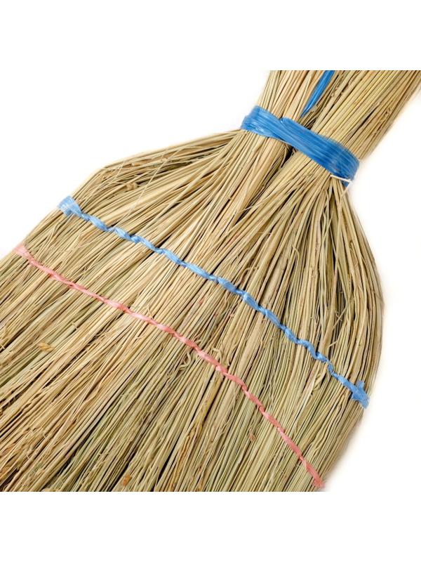 Веник узбекский из сорго 2х-прошивной средний, 72-80 см, ручная работа