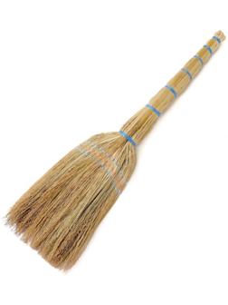 Веник узбекский из сорго СУПЕРЦЕНА 3х-прошивной средний, 76-79 см, ручная работа