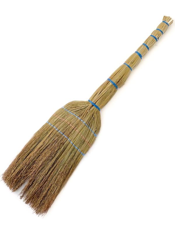 Веник узбекский из сорго 3х-прошивной большой, 83-93 см, ручная работа