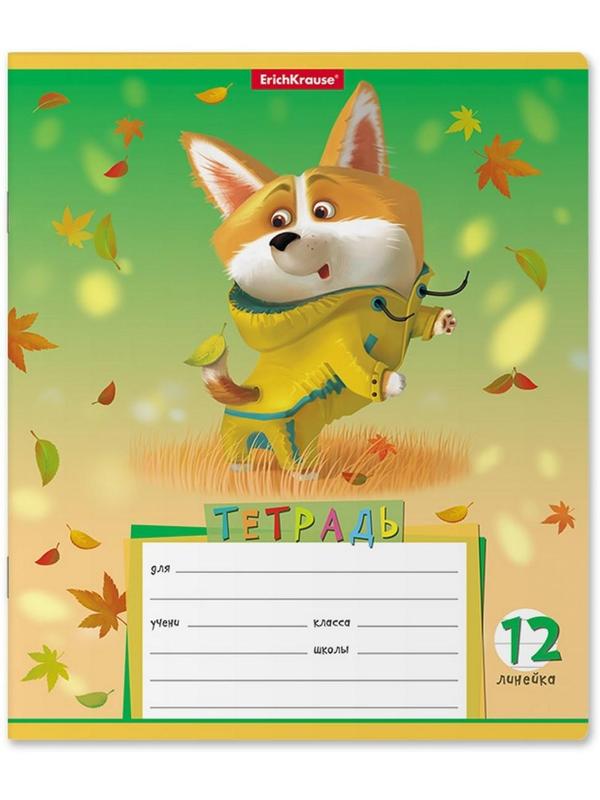 Тетрадь 12 листов в линейку, ErichKrause 