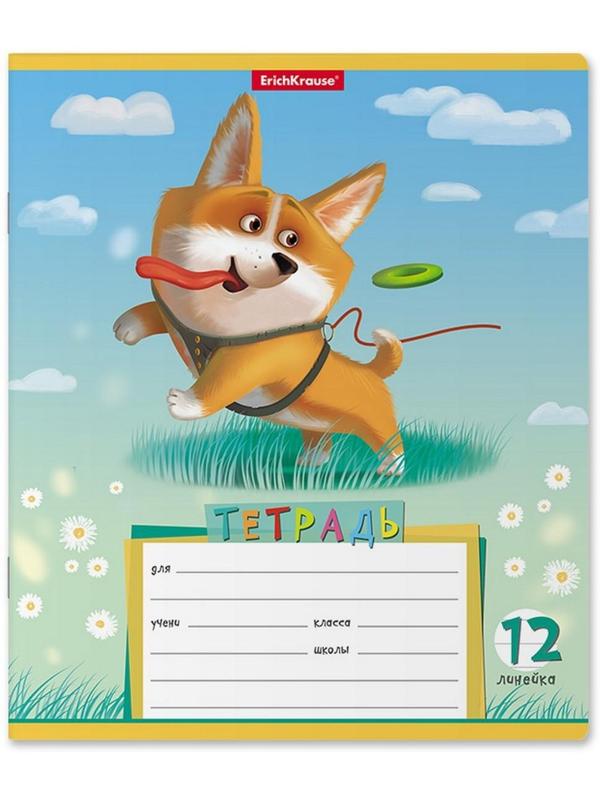 Тетрадь 12 листов в линейку, ErichKrause 