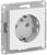 Розетка SE ATLASDESIGN, 16 А, 250 В, встраиваемая, с з/к, IP20, белая, ATN000143