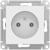 Розетка SE ATLASDESIGN, 16 А, 250 В, встраиваемая, без з/к, IP20, белая, ATN000141