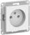 Розетка SE ATLASDESIGN, 16 А, 250 В, встраиваемая, без з/к, IP20, белая, ATN000141