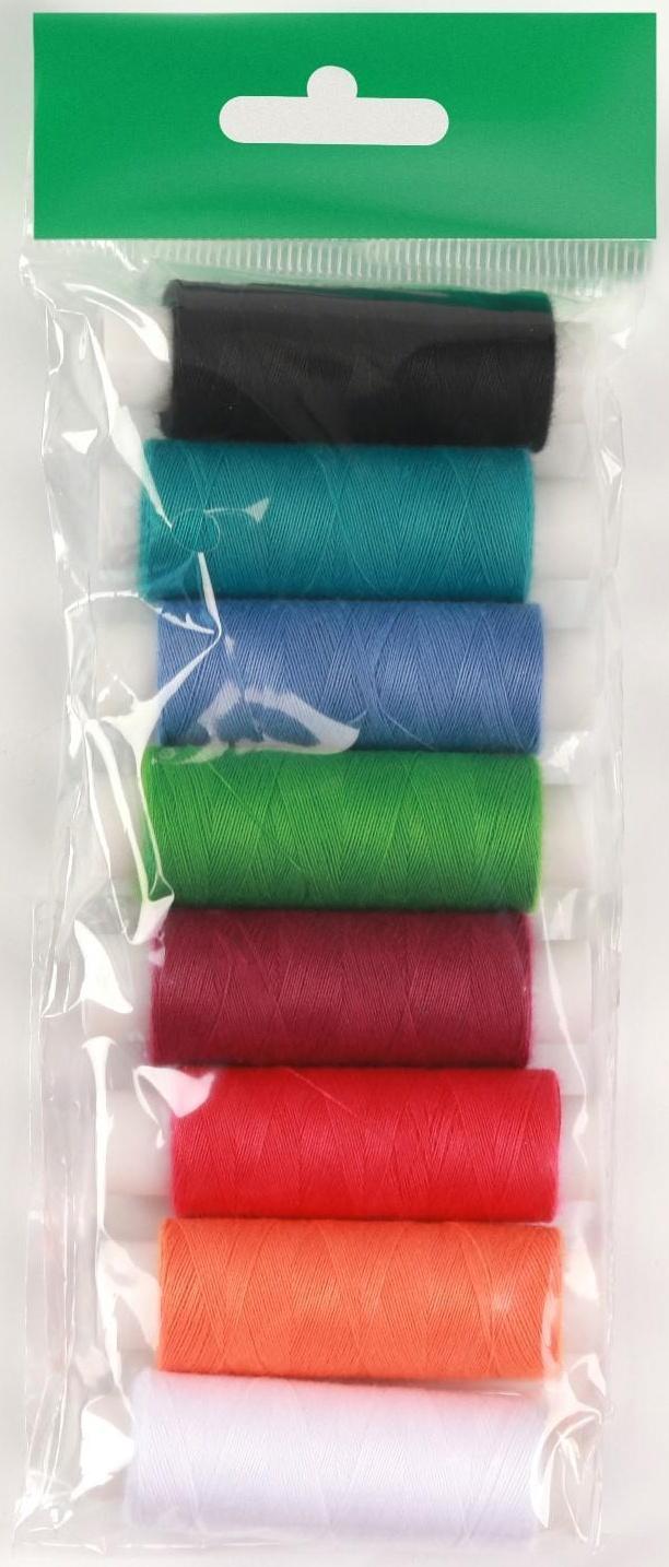 Набор ниток «Яркий», 50/2, 150 м, 8 шт, цвет разноцветный