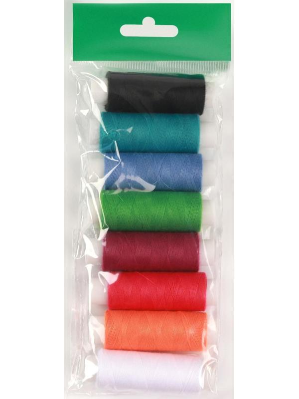 Набор ниток «Яркий», 50/2, 150 м, 8 шт, цвет разноцветный