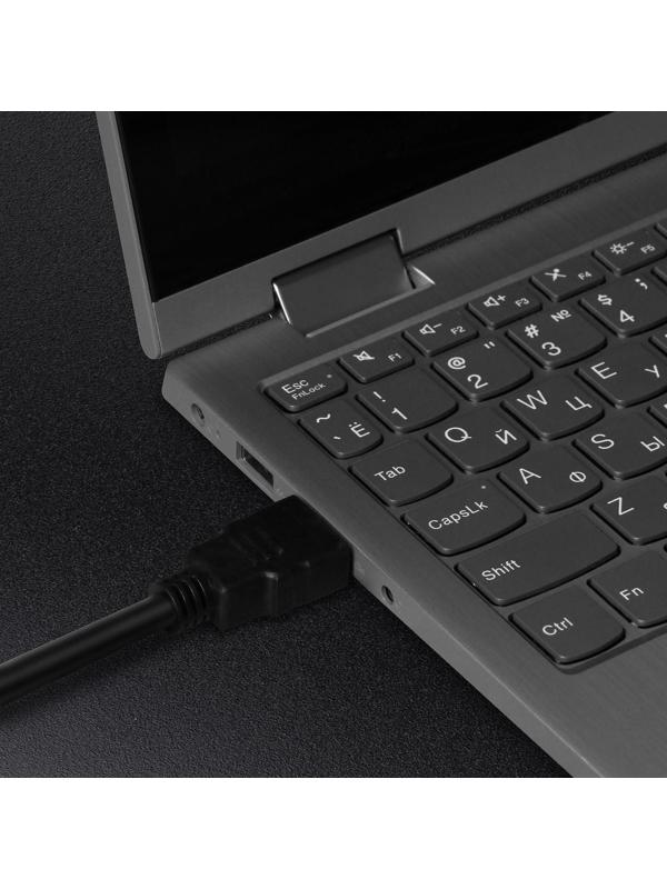 Кабель HDMI Windigo, HDMI(m)-HDMI(m), v 1.4, 5 м, позолоченные разъемы, 3D, 4K, черный