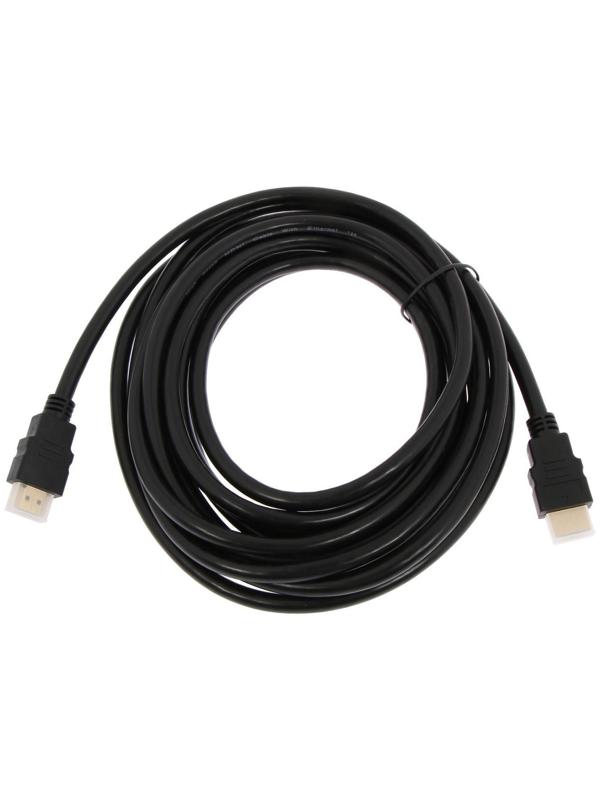 Кабель HDMI Windigo, HDMI(m)-HDMI(m), v 1.4, 5 м, позолоченные разъемы, 3D, 4K, черный
