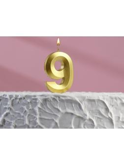 Свеча в торт на шпажке «‎Грань», цифра 