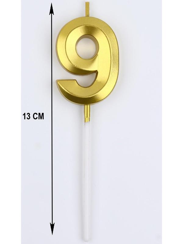 Свеча в торт на шпажке «‎Грань», цифра 