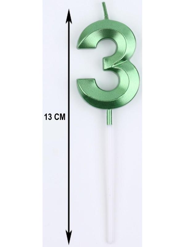 Свеча в торт на шпажке «‎Грань», цифра 