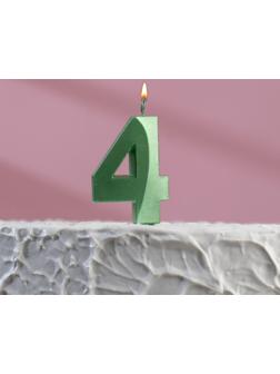 Свеча в торт на шпажке «‎Грань», цифра 