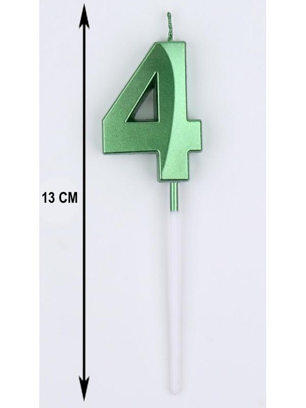 Свеча в торт на шпажке «‎Грань», цифра 