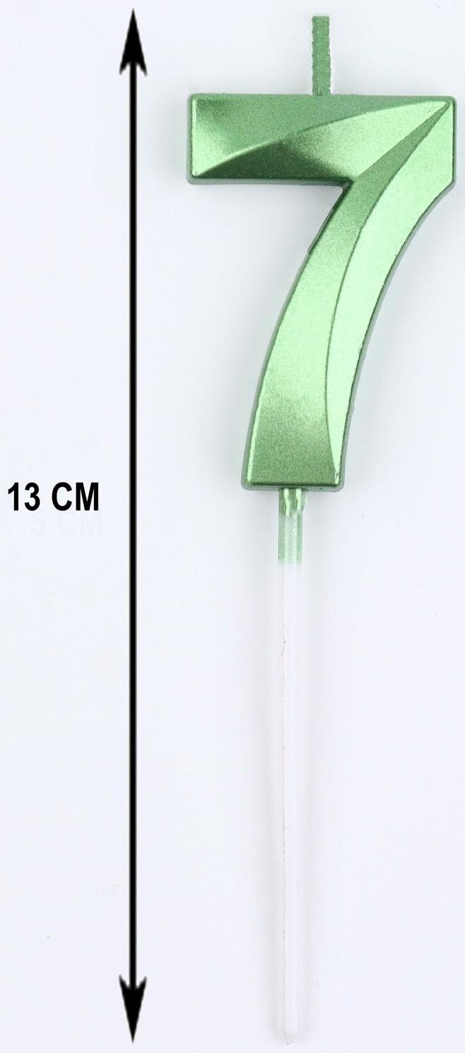 Свеча в торт на шпажке «‎Грань», цифра 