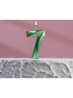 Свеча в торт на шпажке «‎Грань», цифра 
