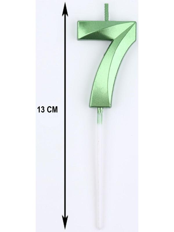 Свеча в торт на шпажке «‎Грань», цифра 