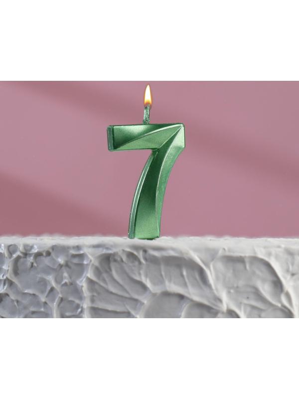Свеча в торт на шпажке «‎Грань», цифра 